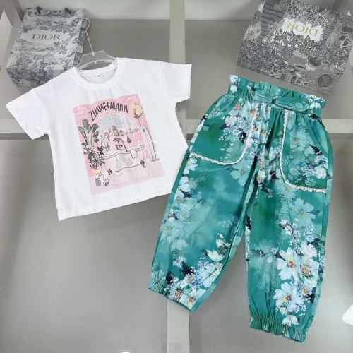 Zimmermann Girls' Floral Print Cotton Blend Set, Sizes 90-150 cm 1 Zimmermann Girls' Floral Print Cotton Blend Set, Sizes 90-150 cm