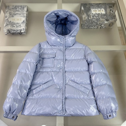Moncl* Kids' Wool-Trimmed Shiny Down Jacket - Stylish Warmth for Children 1 Moncl* Kids' Wool-Trimmed Shiny Down Jacket - Stylish Warmth for Children