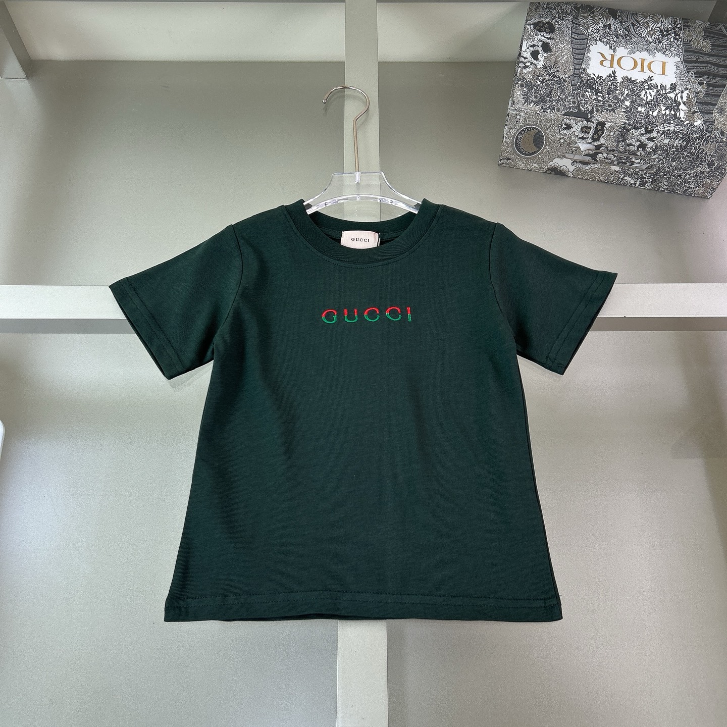 Tallas: 90-150cm @88 sin descuento. Gucci para niños y niñas, mismo modelo ~ Serie limitada [Camiseta de algodón puro b…