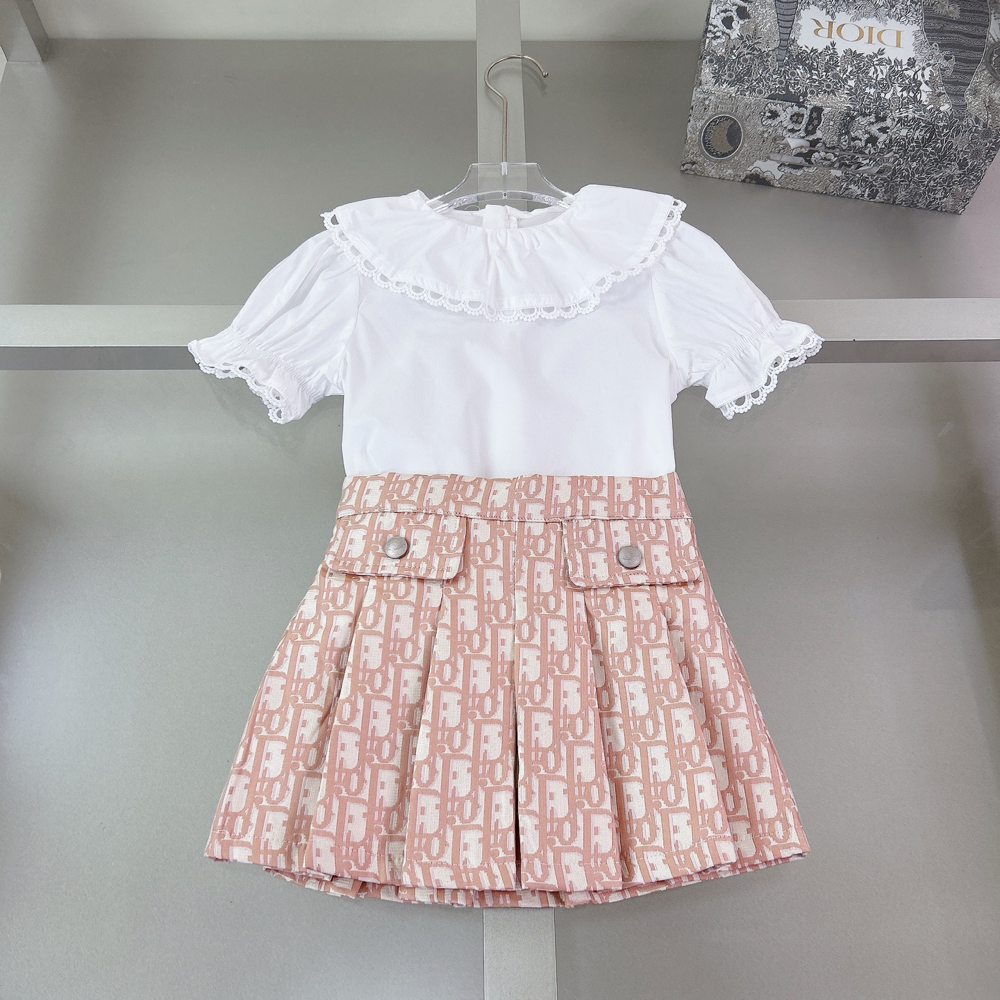 Talla: 100-150cm @ @178 yuanes el conjunto Nuevo de primavera/verano en stock, modelo de pasarela 2026SS, conjunto popu…