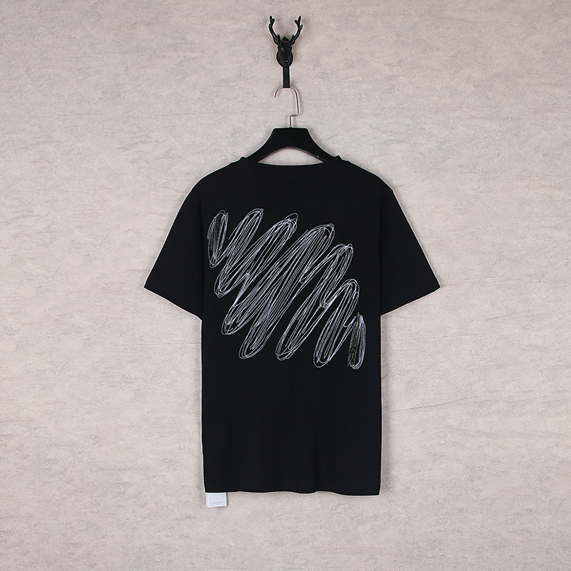 Off White Arrow Embroidery T-Shirt: Street Style Must-Have! - 图片 6