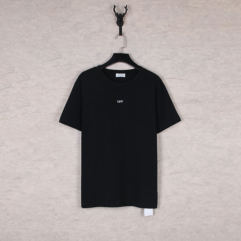 Off White Arrow Embroidery T-Shirt: Street Style Must-Have! - 图片 5