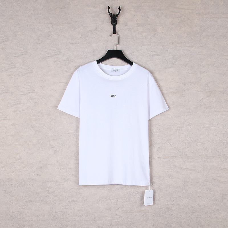 Off White Arrow Embroidery T-Shirt: Street Style Must-Have! - 图片 3