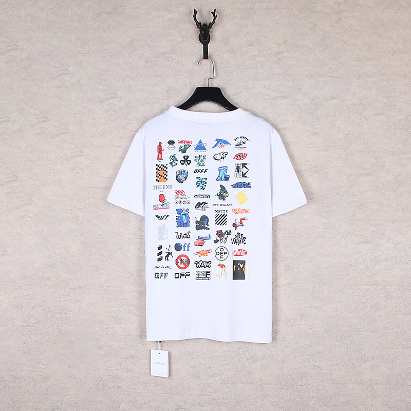 Stylish Black and White T-Shirt with Unique Design and Comfortable Cotton Material - 图片 4