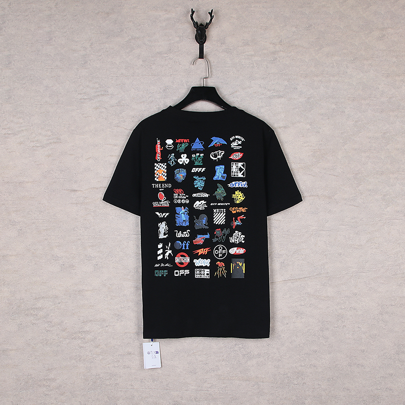 Stylish Black and White T-Shirt with Unique Design and Comfortable Cotton Material - 图片 6