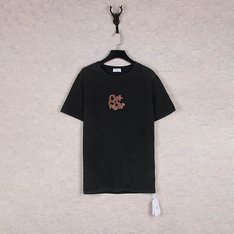 Fashionable Off White T-Shirts: Orange Energy, Black Classic, Unique Design Sense - 图片 5