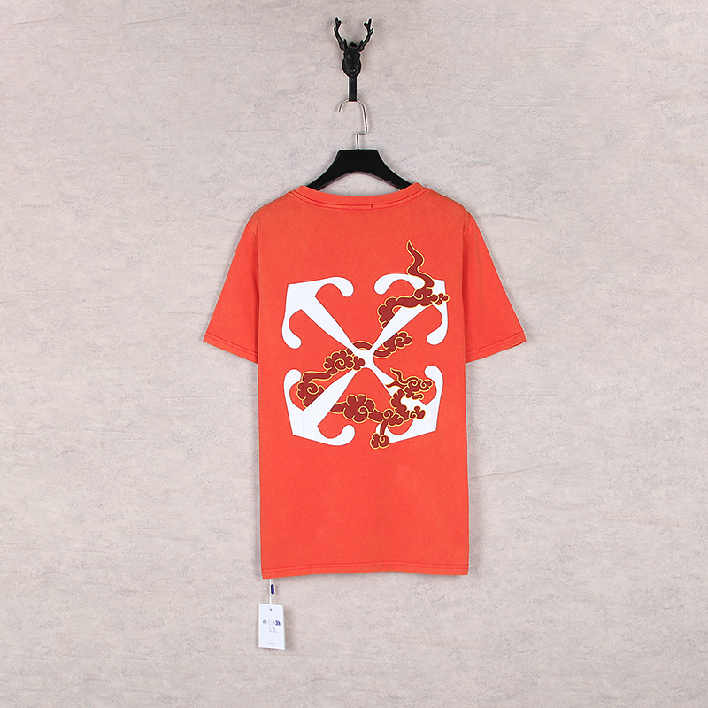 Fashionable Off White T-Shirts: Orange Energy, Black Classic, Unique Design Sense - 图片 4