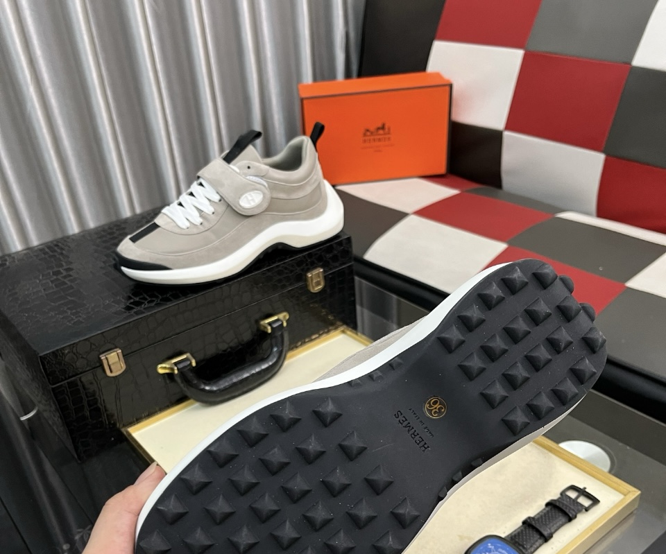 Hermès Classic Luxury Leather Shoe Loafer Shoes Ref 9