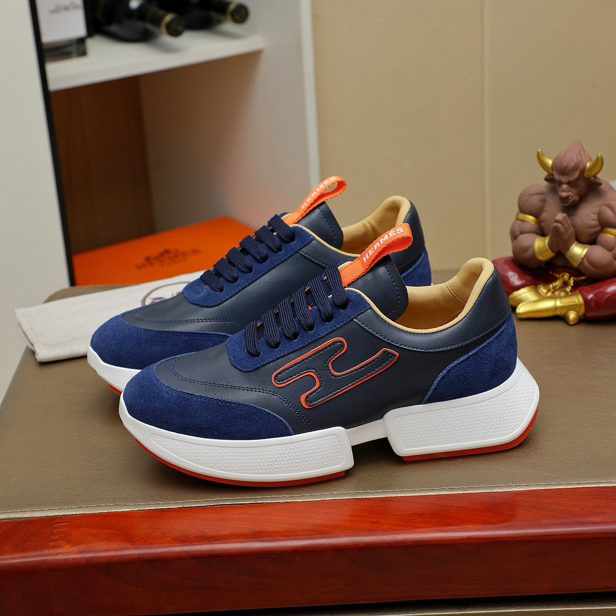 爱马仕 Hermès 经典高奢皮鞋男鞋女鞋鞋履高跟鞋 #C0CE3C2B 2