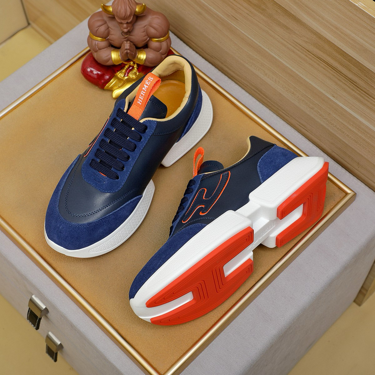 爱马仕 Hermès 经典高奢皮鞋男鞋女鞋鞋履高跟鞋 #C0CE3C2B 4