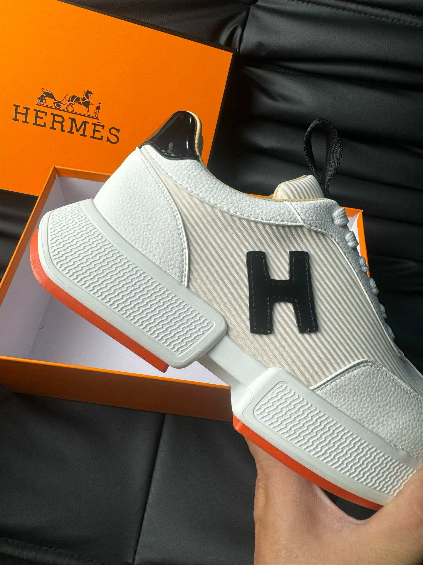 Hermès Classic Luxury Leather Shoe Loafer Shoes Ref.859672D7 8