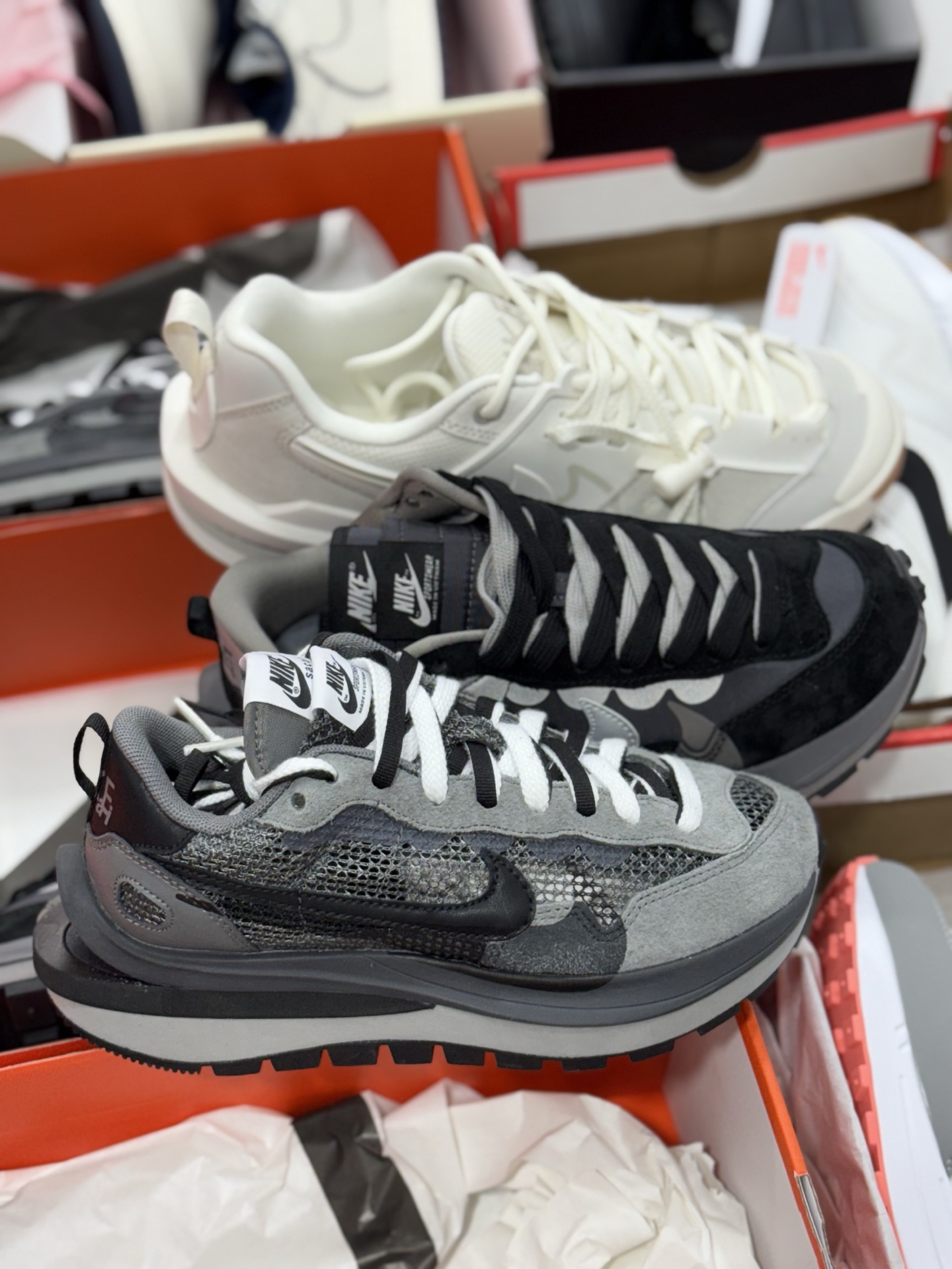 📦:新款sacai走秀款老爹鞋 增高5cm