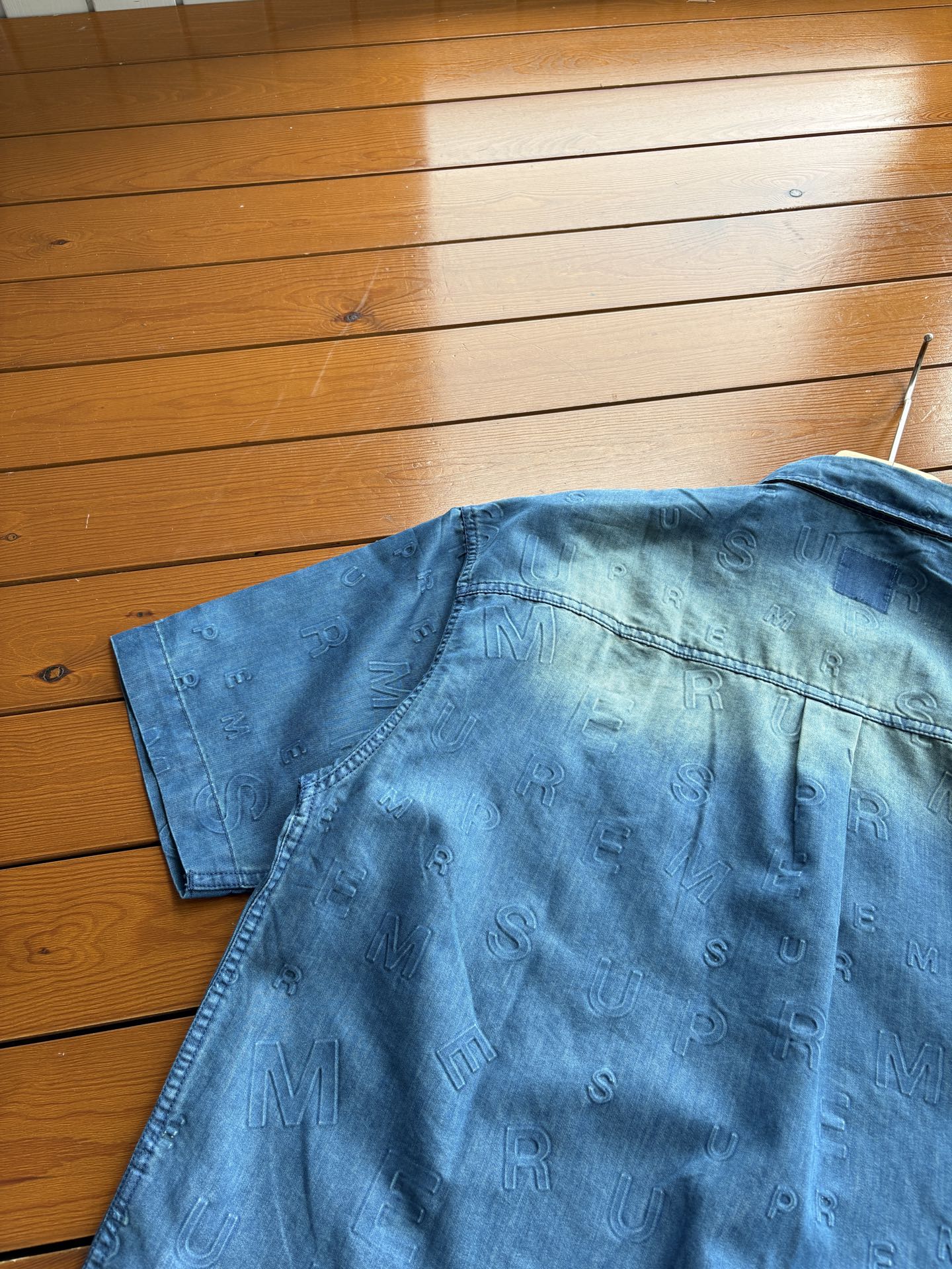 San Robert 2025 Spring & Summer Male Shirt with Pixel Effect Stamp - 图片 9