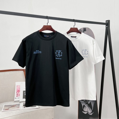 Louis Vuitton x Coffee Collab Print Short Sleeve T-Shirt, Unisex Relaxed Fit 1 Louis Vuitton x Coffee Collab Print Short Sleeve T-Shirt, Unisex Relaxed Fit