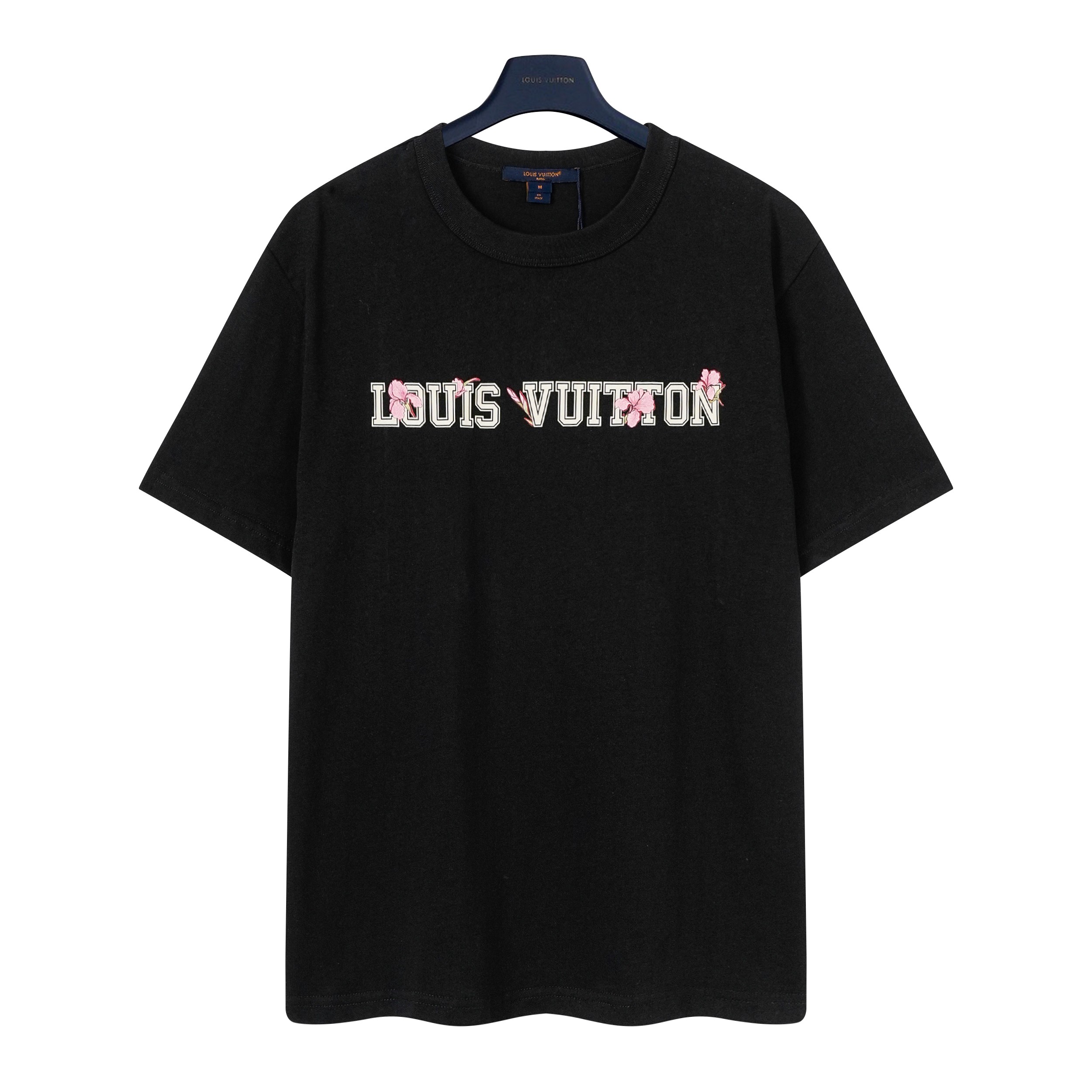 P75 Louis Vuitton LV camiseta de manga corta con estampado de logotipo de flores de la colección Flight 2026 (mujer). U…