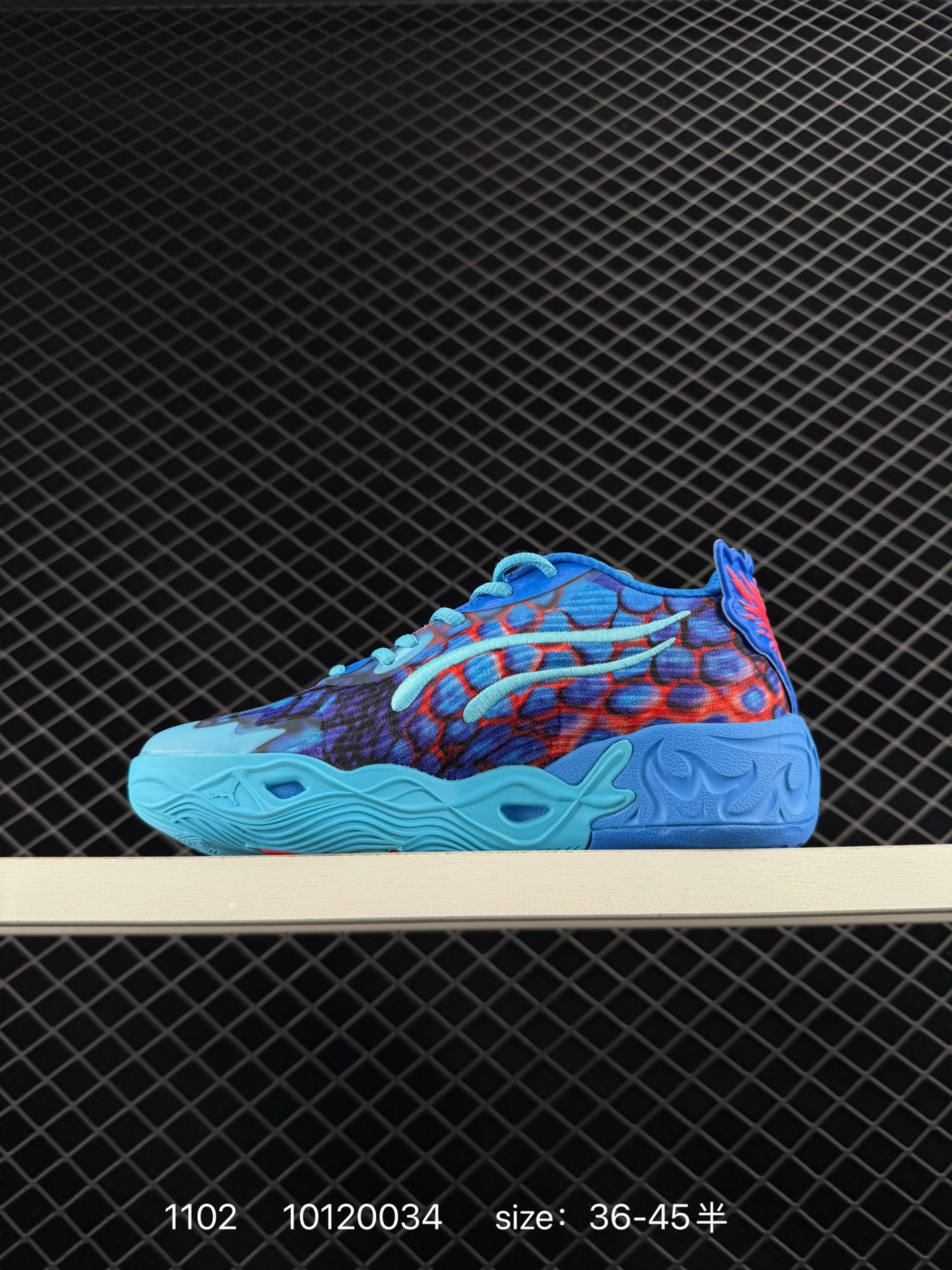 💰280
PUMA彪马 LaMelo Ball MB.04 柔软舒适 防滑耐磨 高帮 篮球鞋
货号：311318
尺码：36-46半
编码：10120034