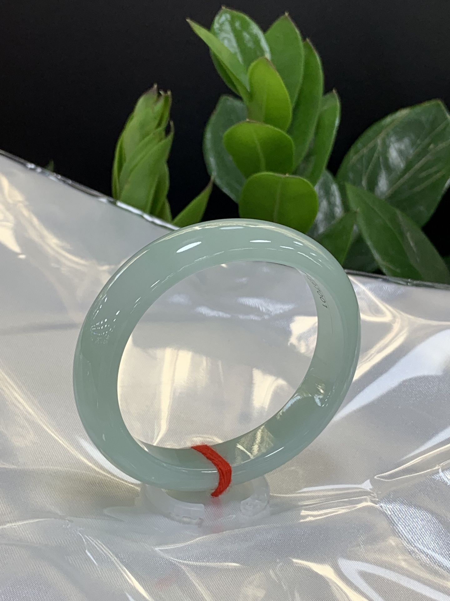 Clear base small opening oval bangle 3