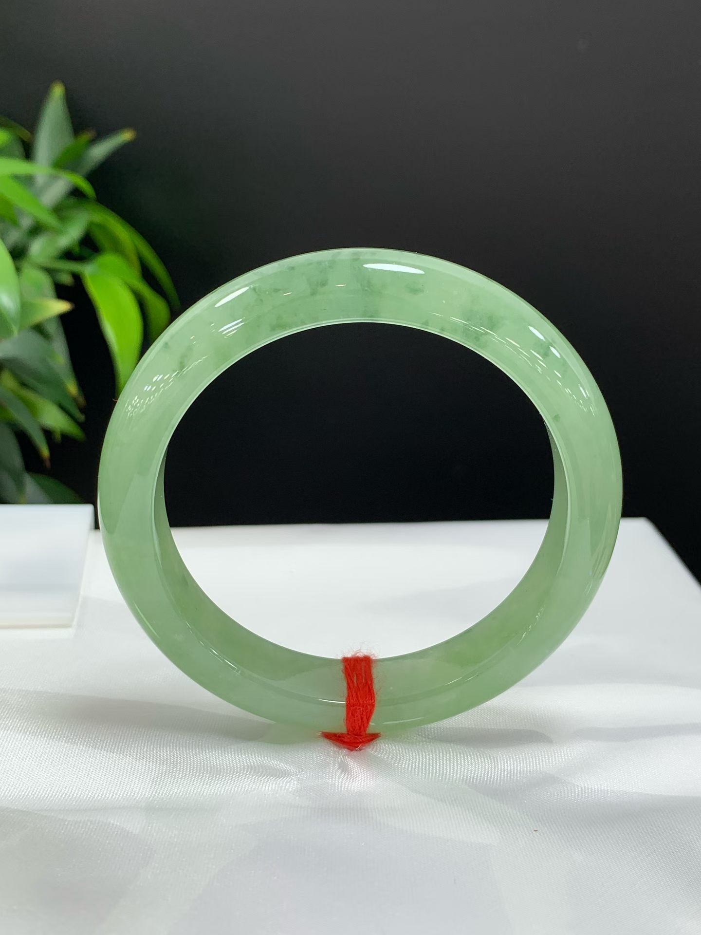 Clear base with floating flowers, safety bangle 2