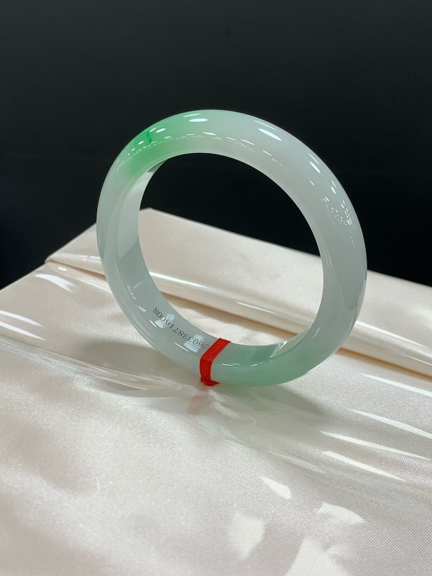 White-on-Green Ping'an Bracelet