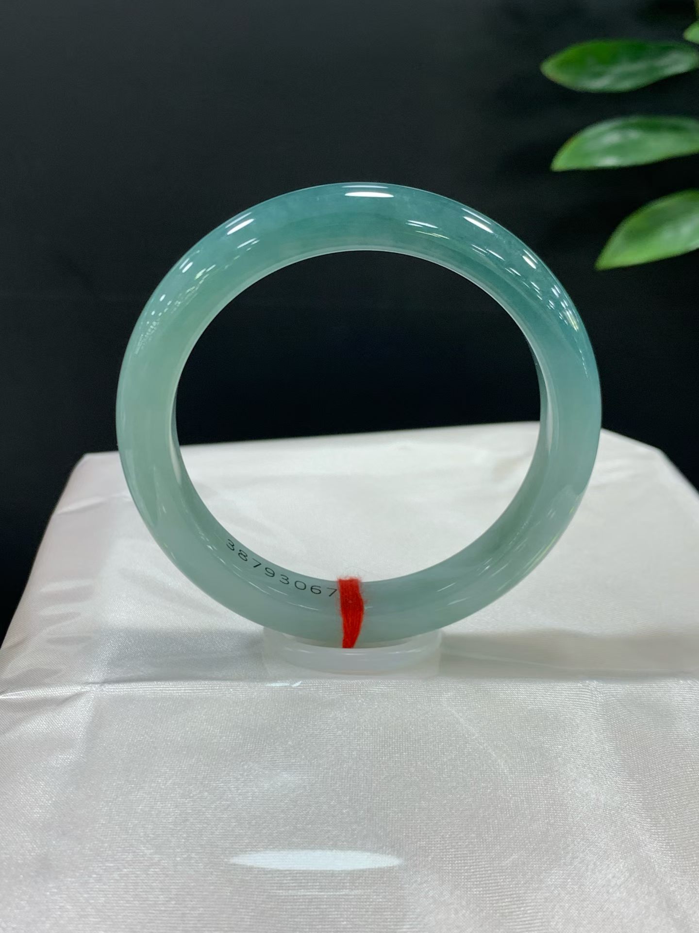 Lake Blue Half-Mountain Peace Bangle 2