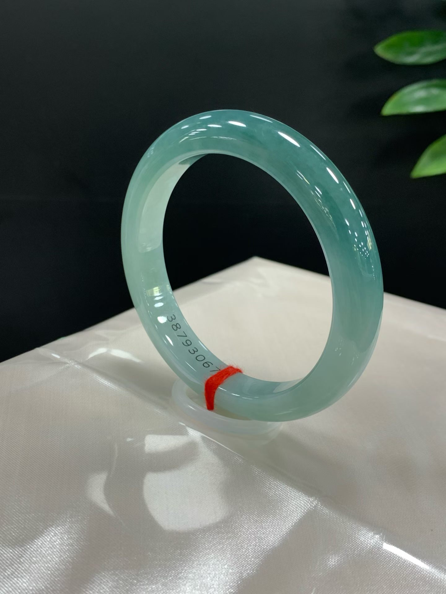 湖水蓝半山水平安镯