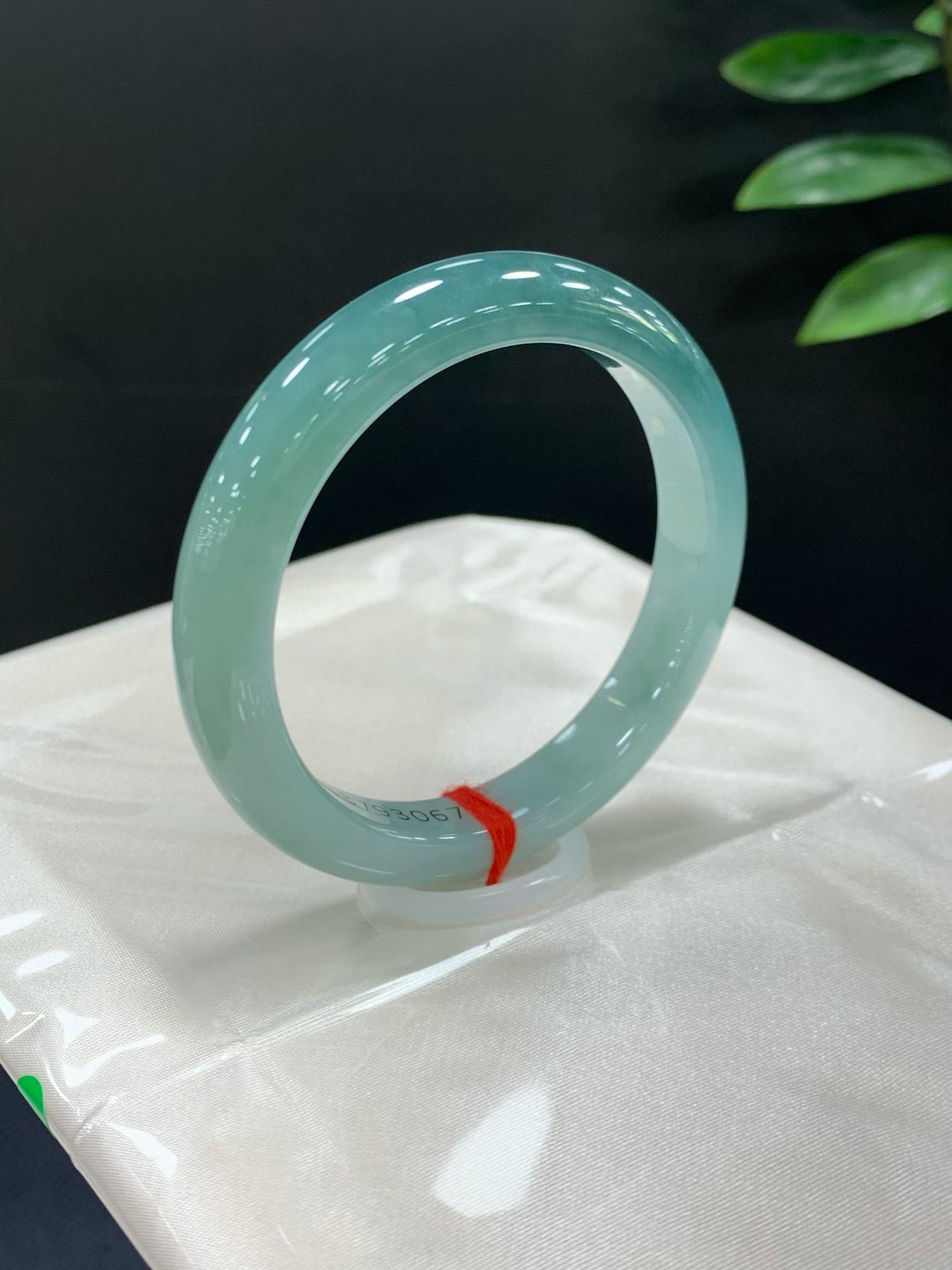 Lake Blue Half-Mountain Peace Bangle 3