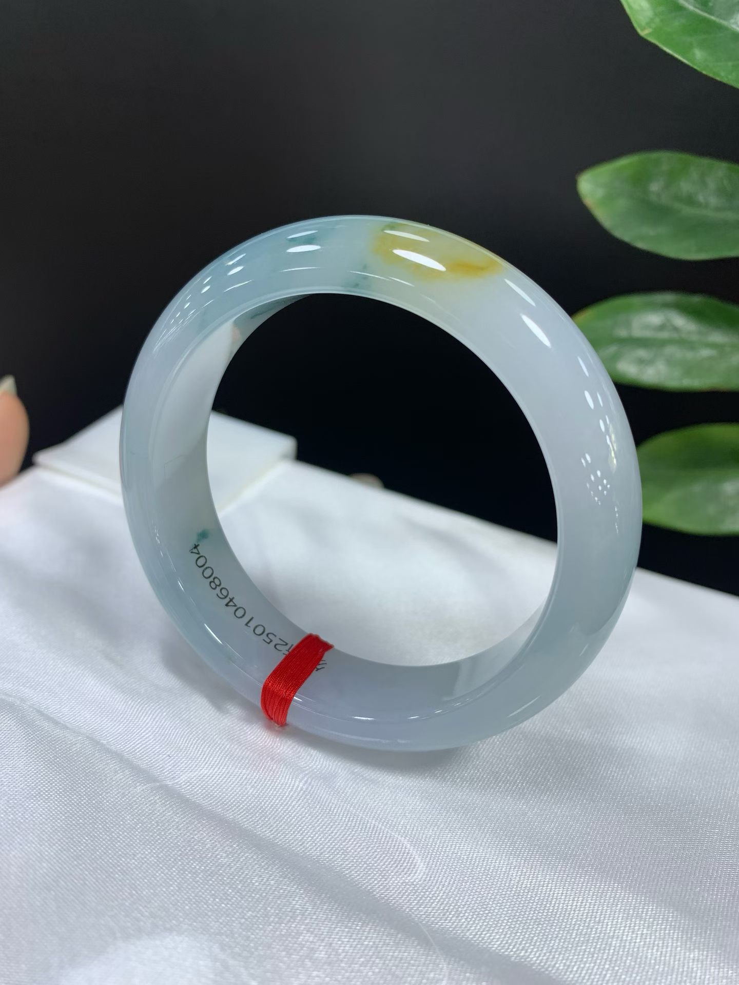 Yellow Jade Floating Flower Ping'an Bracelet 3