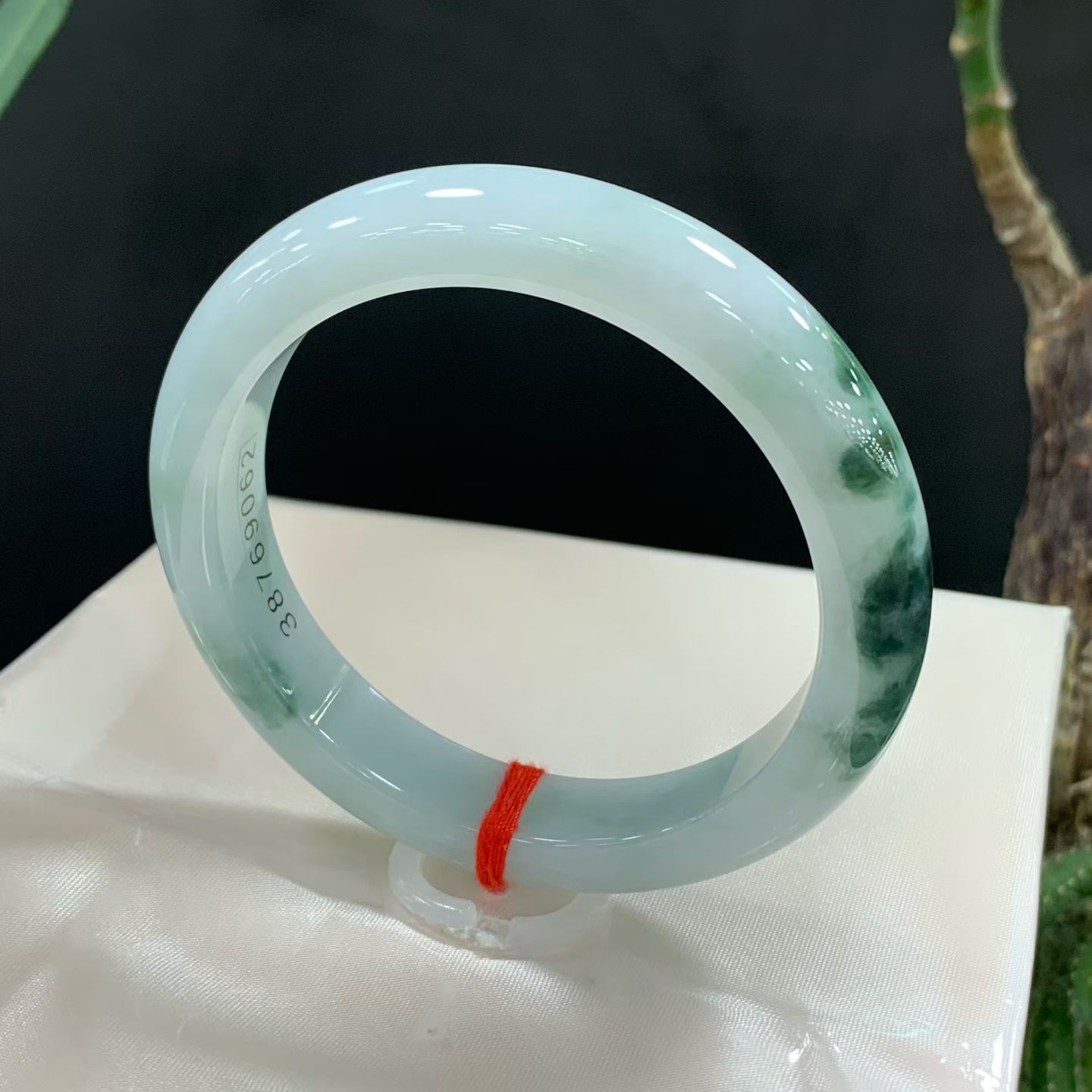 Pale Qing Floating Flower Round Bracelet 3