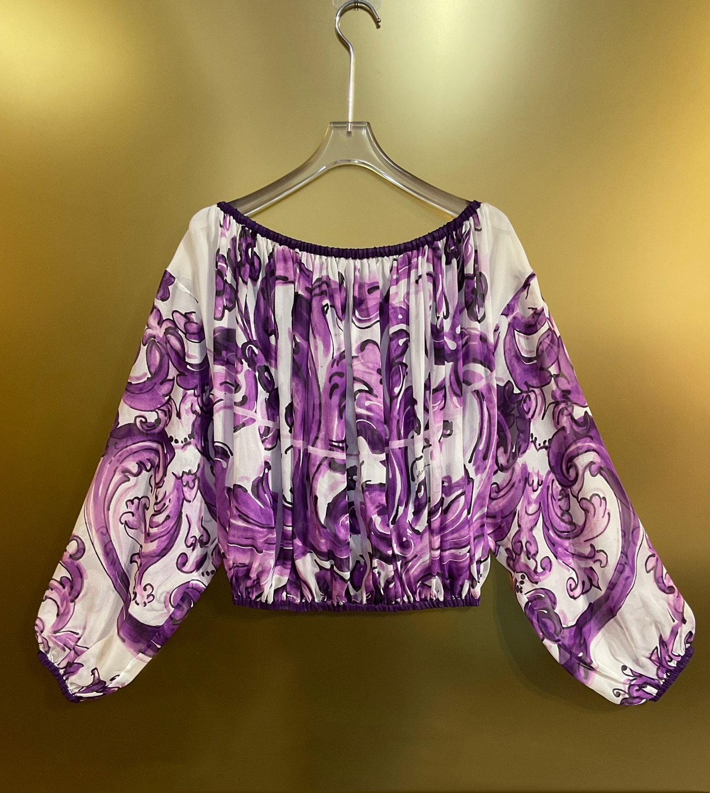 NO:899079,DG purple pottery glaze silk chiffon 2 meters loose fashion bat shirt smlxlxxl, Dolce & Gabbana-clothing, Dolce&Gabbana, real silk,19860909DG 紫陶釉 真丝雪纺2米用量宽松时尚蝙蝠衫smlxlxxl,杜嘉班纳-服装,Dolce&Gabbana,real silk,,Women's clothing