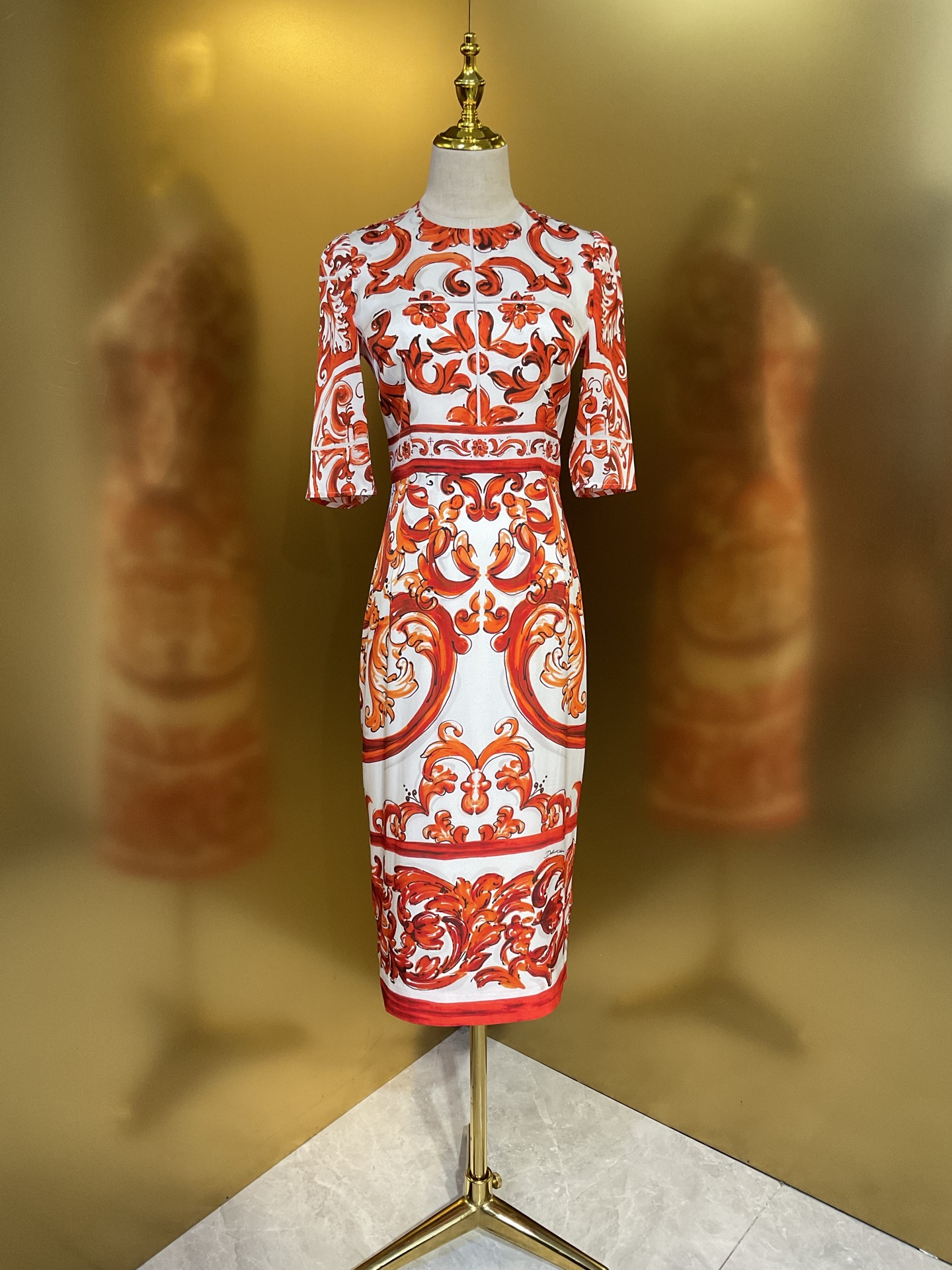 NO:929842,DG Home original orange pottery glaze 19mm silk double Qiao waist silk dress (silk inside and outside) smlxlxxl, Dolce & Gabbana-clothing, Dolce&Gabbana, gucci, skirts, real silk,19860909DG家 原版橙陶釉19姆米真丝双乔收腰真丝连衣裙（里外真丝）smlxlxxl,杜嘉班纳-服装,Dolce&Gabbana,gucci,skirts,real silk,,Women's clothing