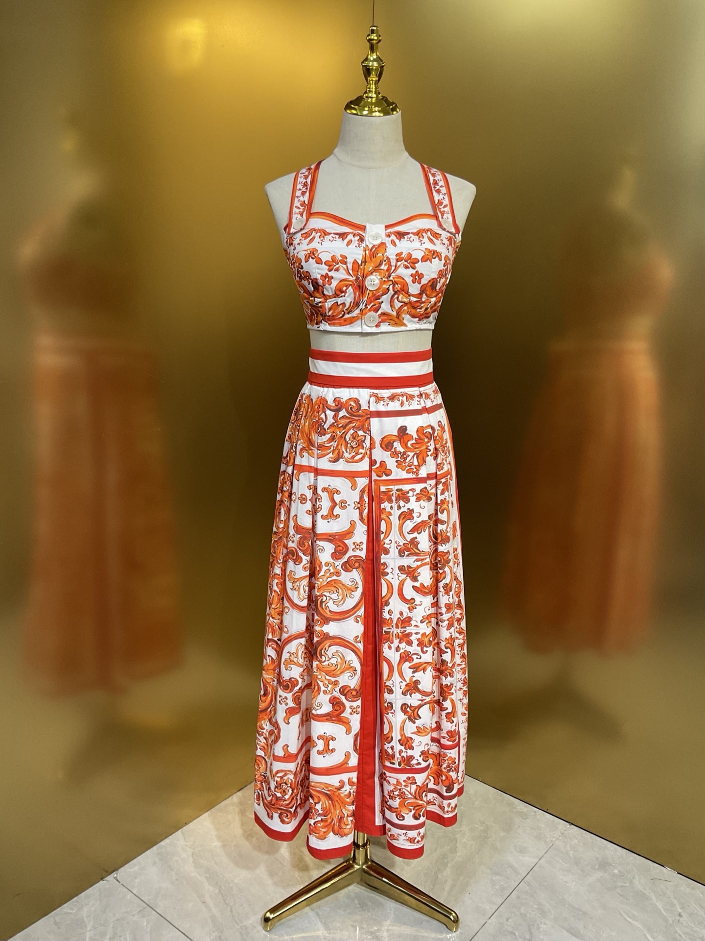 NO:899177,DG new orange glazed button poplin cotton bra smlxlxxl, Dolce & Gabbana-clothing, Dolce&Gabbana,19860909DG 新款 橙陶釉纽扣府绸棉小胸衣smlxlxxl,杜嘉班纳-服装,Dolce&Gabbana,,Women's clothing
