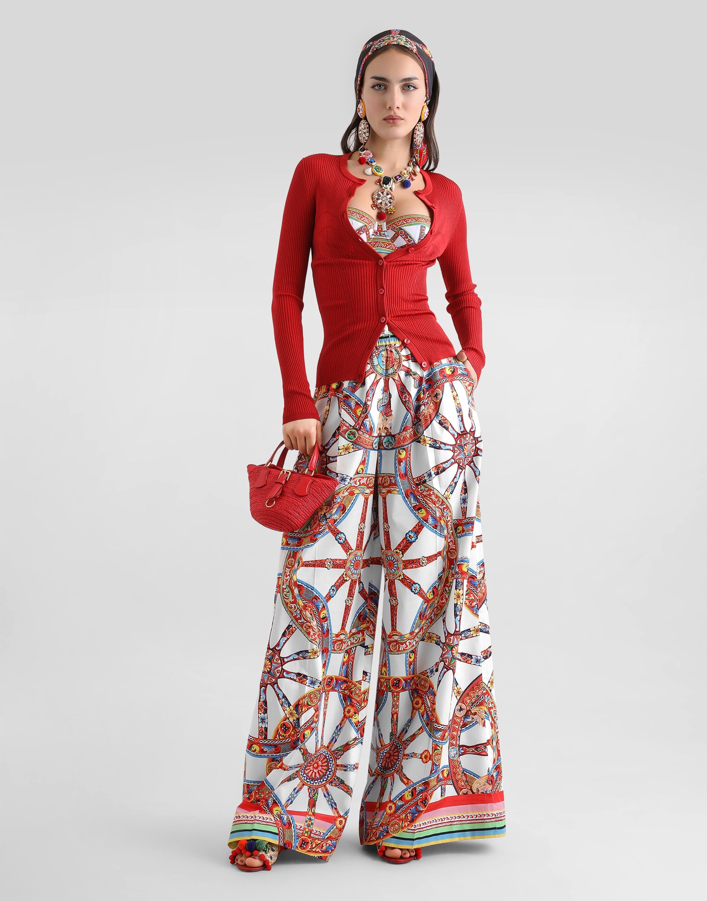 NO:922662,DG new white bottom wheel poplin cotton loose elastic waistband wide leg trousers smlxlxxl, Dolce & Gabbana-clothing, Dolce&Gabbana,19860909DG新款 白底车轮府绸棉宽松橡筋腰带阔腿长裤 smlxlxxl,杜嘉班纳-服装,Dolce&Gabbana,,Women's clothing