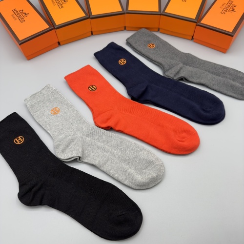 Hermes Mid-Calf Socks, Premium Quality, Soft, Absorbent, Breathable, Anti-Odor Socks 1 Hermes Mid-Calf Socks, Premium Quality, Soft, Absorbent, Breathable, Anti-Odor Socks