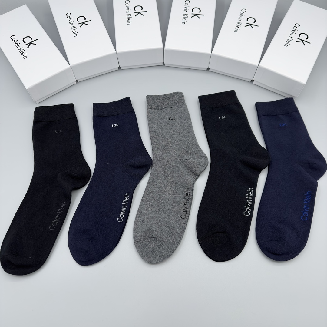 Calvin Klein Men's Classic Mid-Crew Socks, Breathable Cotton Blend, 5-Pair Pack 3 i1702787140 9069 1