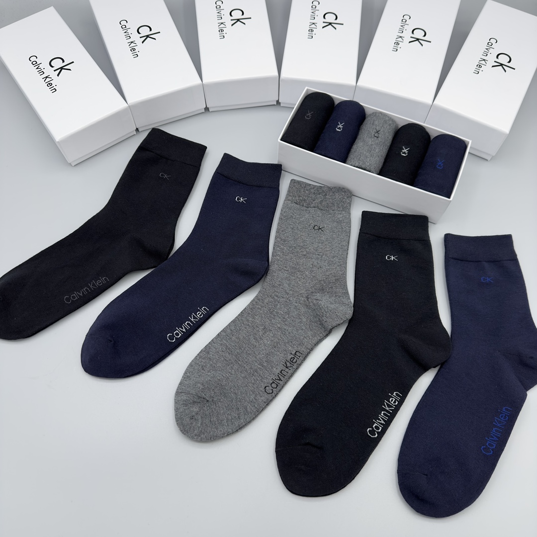 Calvin Klein Men's Classic Mid-Crew Socks, Breathable Cotton Blend, 5-Pair Pack 6 i1702787140 9886 3