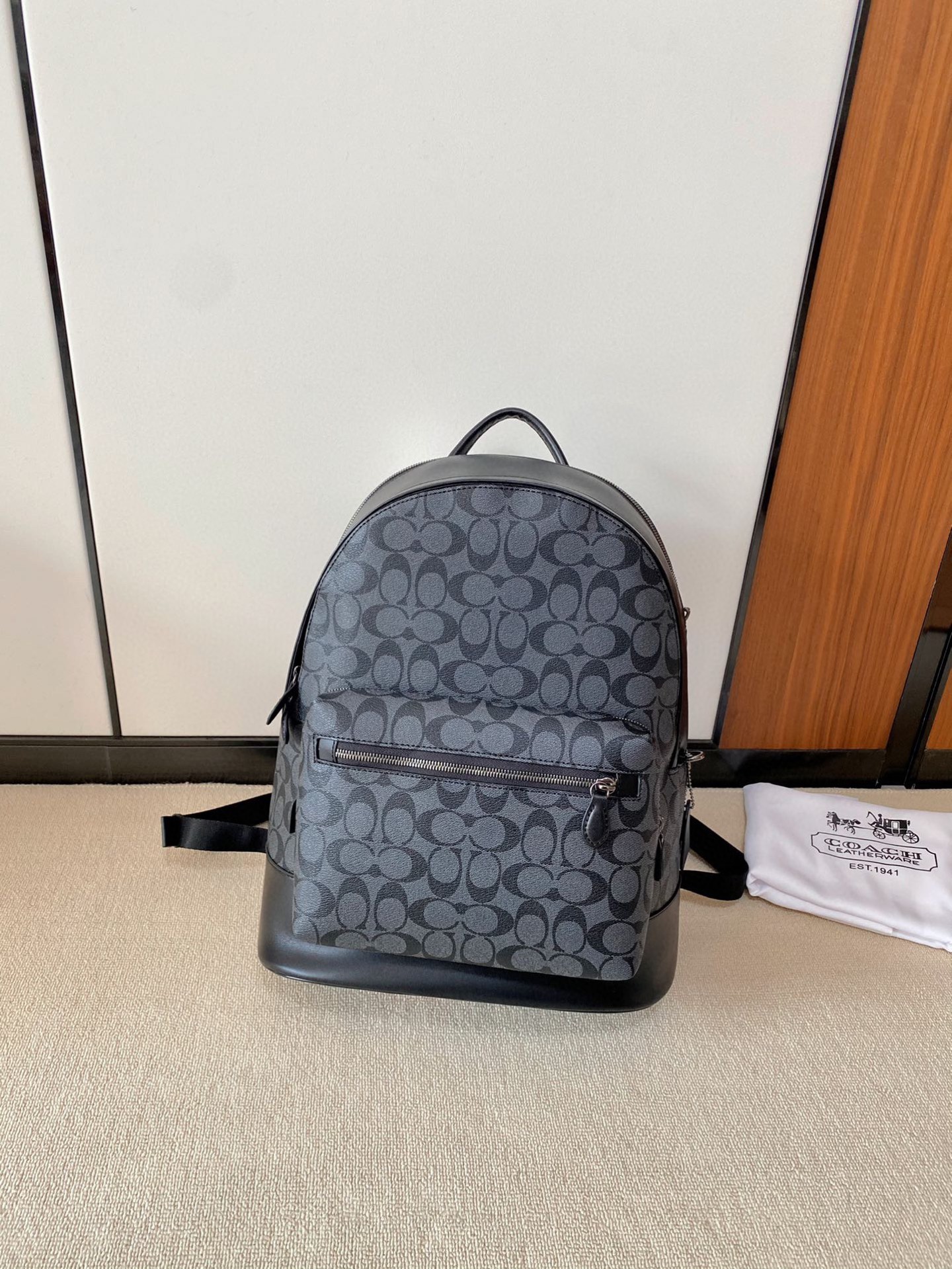 Coach COA** 新款3001条纹，2736黑色