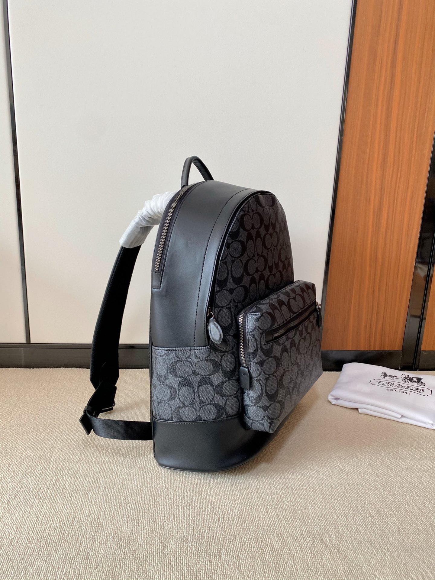 Coach COA** 新款3001条纹，2736黑色
