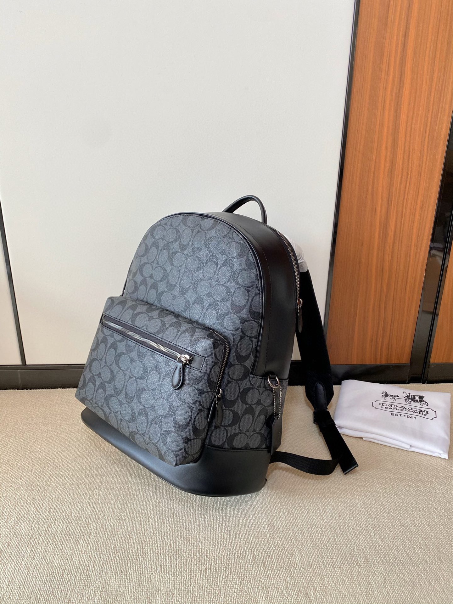 Coach COA** 新款3001条纹，2736黑色