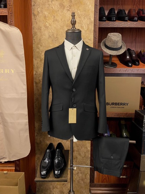 Burberry Men's Top-Quality Casual Suit Set - Jacket and Pants 1 Burberry Men's Top-Quality Casual Suit Set - Jacket and Pants