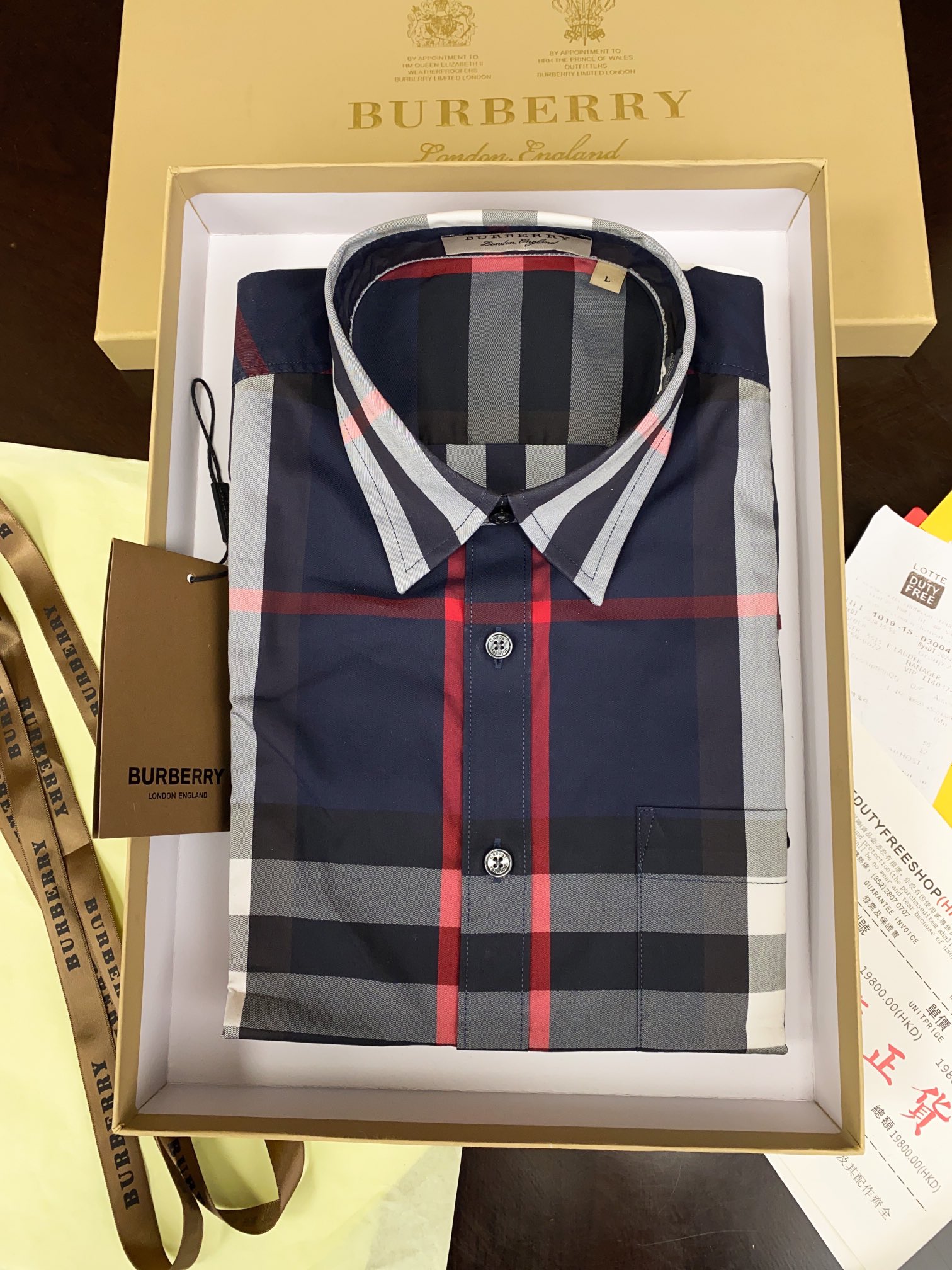 正品级别货！批260 Burberry巴宝莉 格子休闲衬衫 此批衬衫出自公司外贸原单，代工厂出品，品质杆