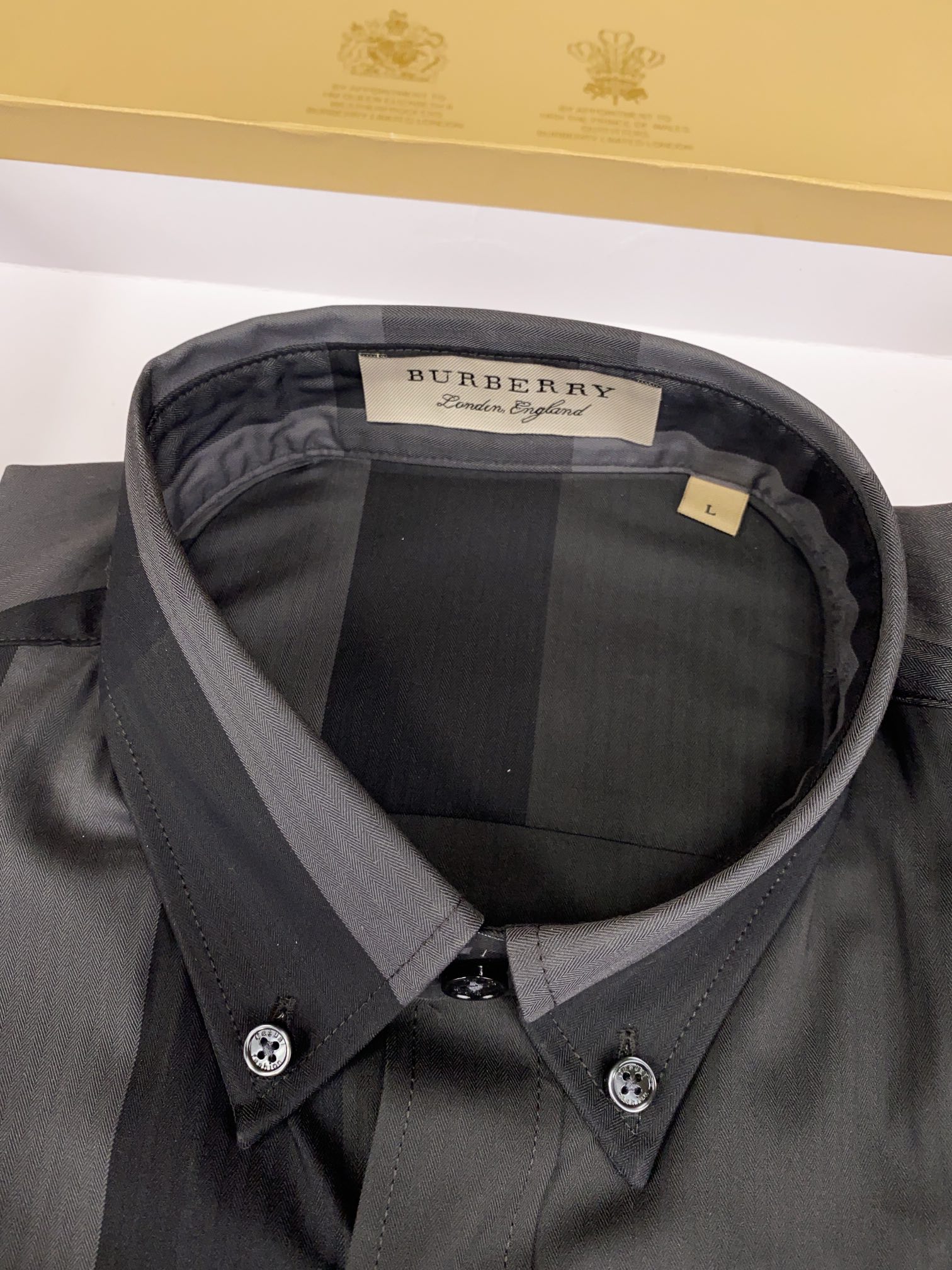 正品级别货！批260 Burberry巴宝莉 格子休闲衬衫 此批衬衫出自公司外贸原单，代工厂出品，品质杆