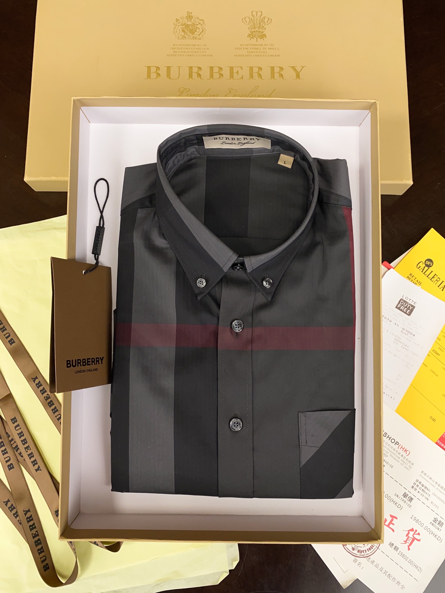 正品级别货！批260 Burberry巴宝莉 格子休闲衬衫 此批衬衫出自公司外贸原单，代工厂出品，品质杆