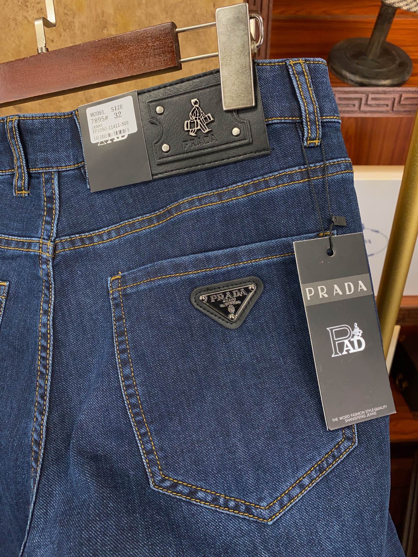 PRAD@ 普拉达 👍👍👍春夏新款！新款！绝对好货 ！绝对好货！专柜正品开发！🔥🔥 新款春夏 男士牛仔裤