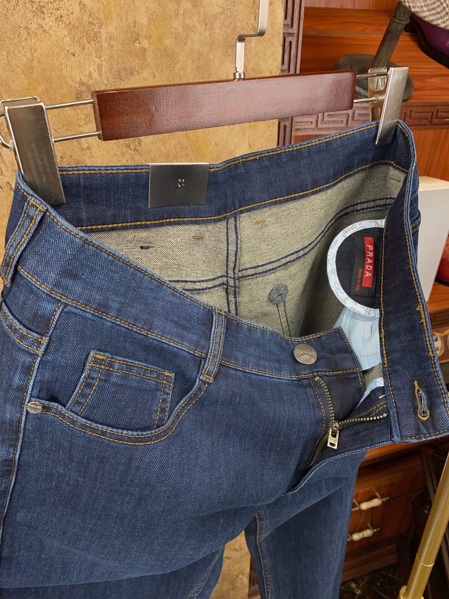 PRAD@ 普拉达 👍👍👍春夏新款！新款！绝对好货 ！绝对好货！专柜正品开发！🔥🔥 新款春夏 男士牛仔裤