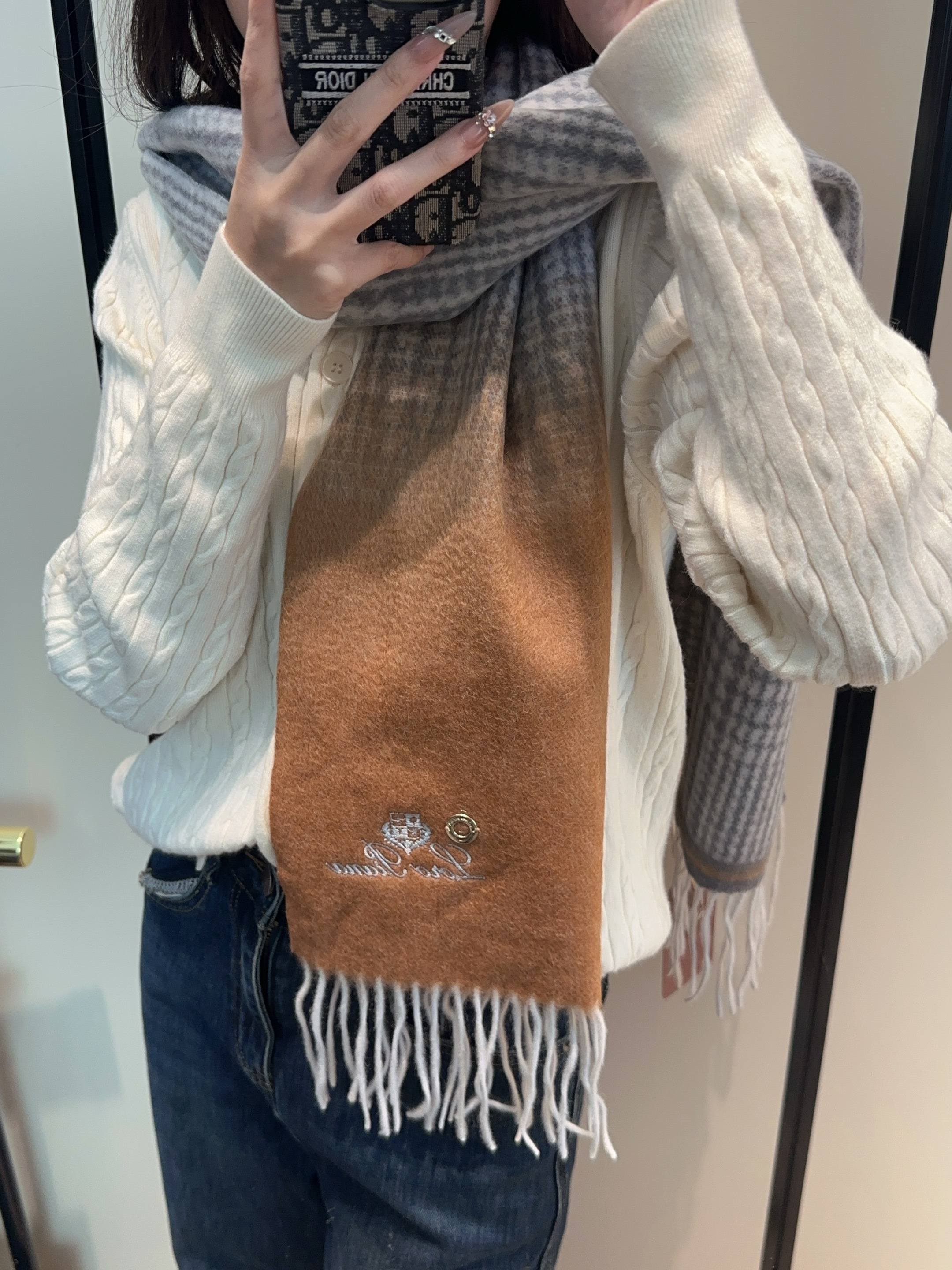 🆕Loro Piana · 【贸易公司尾单，极品山羊绒围巾披肩】送人自留都太高大上了😍重磅上新，爆款爆款