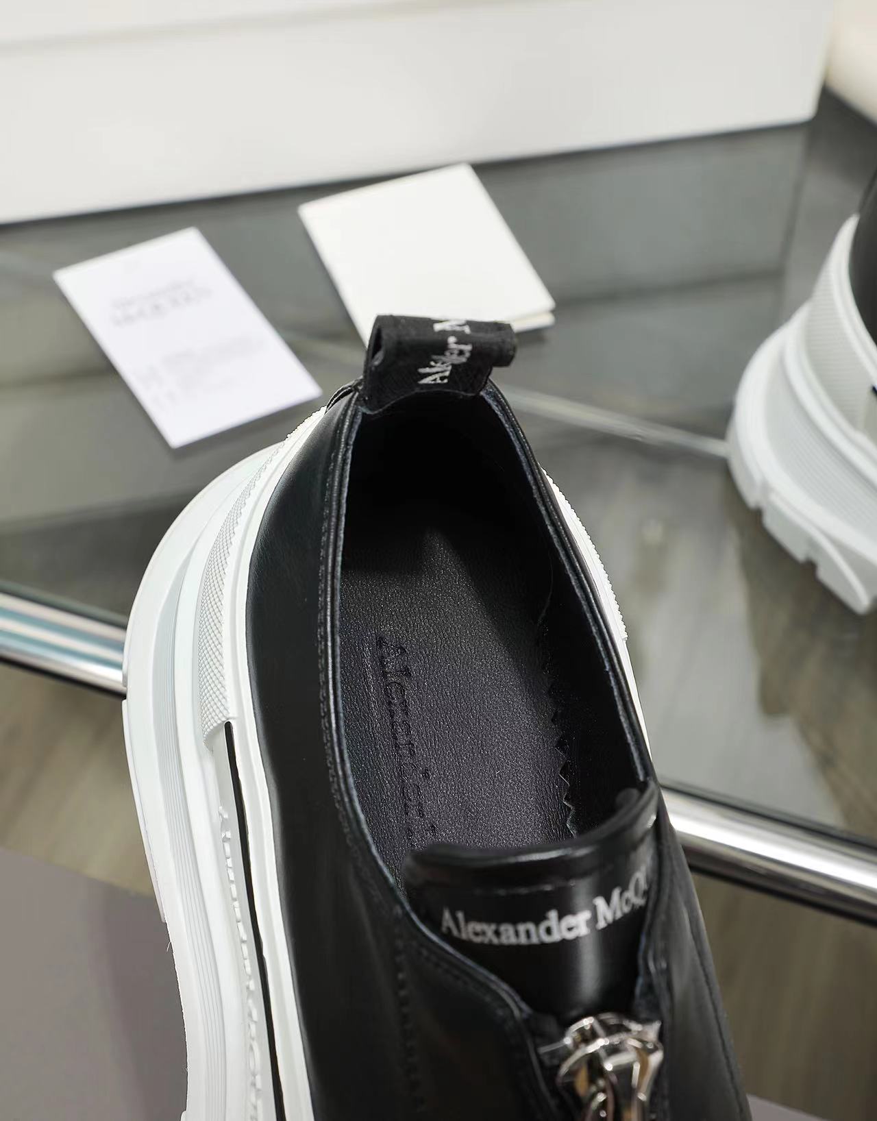 Alexander McQueen Zip Front Platform Sneakers