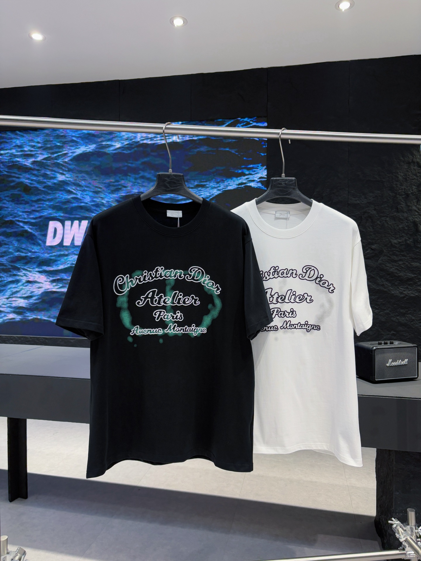 Dior 新品-CD 迪奥 撒点印花搭配贴布刺绣短袖#