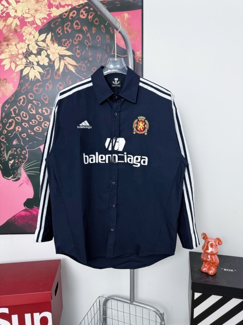 Balenciaga x Adidas Embroidered Logo Cotton Blend Shirt - Stylish and Versatile 18 Balenciaga x Adidas Embroidered Logo Cotton Blend Shirt - Stylish and Versatile