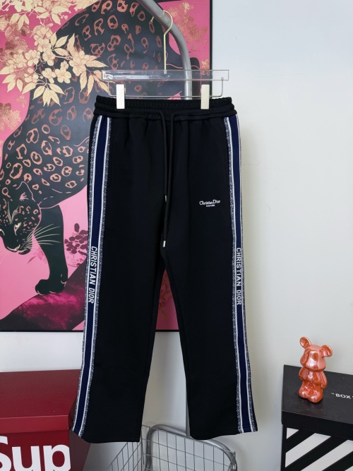 Dior Signature Embroidered Logo Tape Sweatpants | Unisex, OS Fit 1 Dior Signature Embroidered Logo Tape Sweatpants | Unisex, OS Fit