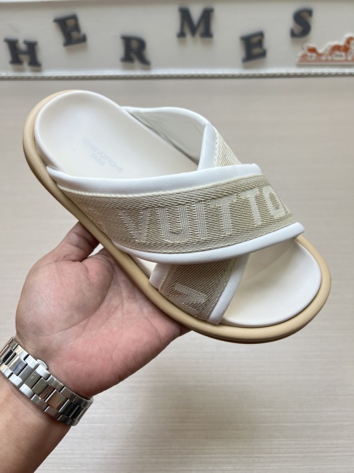 Louis Vuitton Sandal, Unisex, Beige, Comfortable, Sizes 35-46 1 Louis Vuitton Sandal, Unisex, Beige, Comfortable, Sizes 35-46